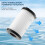 3 PCS Hepa Filter for MooSoo D600 D601 Cecotec Thunderbrush 520 Corded Vacuum Cleaner Filter Hepa Elements 7
