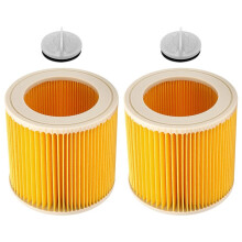 2 Pcs Cartridge Filter for Vacuum Cleaner WD3 Premium WD2 WD3 WD1 MV3 MV2 3 P Extension Kit Against Fine Dust