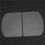 13PCS Transparent Cake Cream Scraper Flexible Plastic Icing Spatula Buttercream Smoother Cake Decorating Tools Baking 5