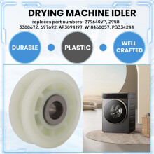 Droger Idler 279640 Vervang voor en Wasdroger-Vervang 3388672 697692 AP3094197 W10468057