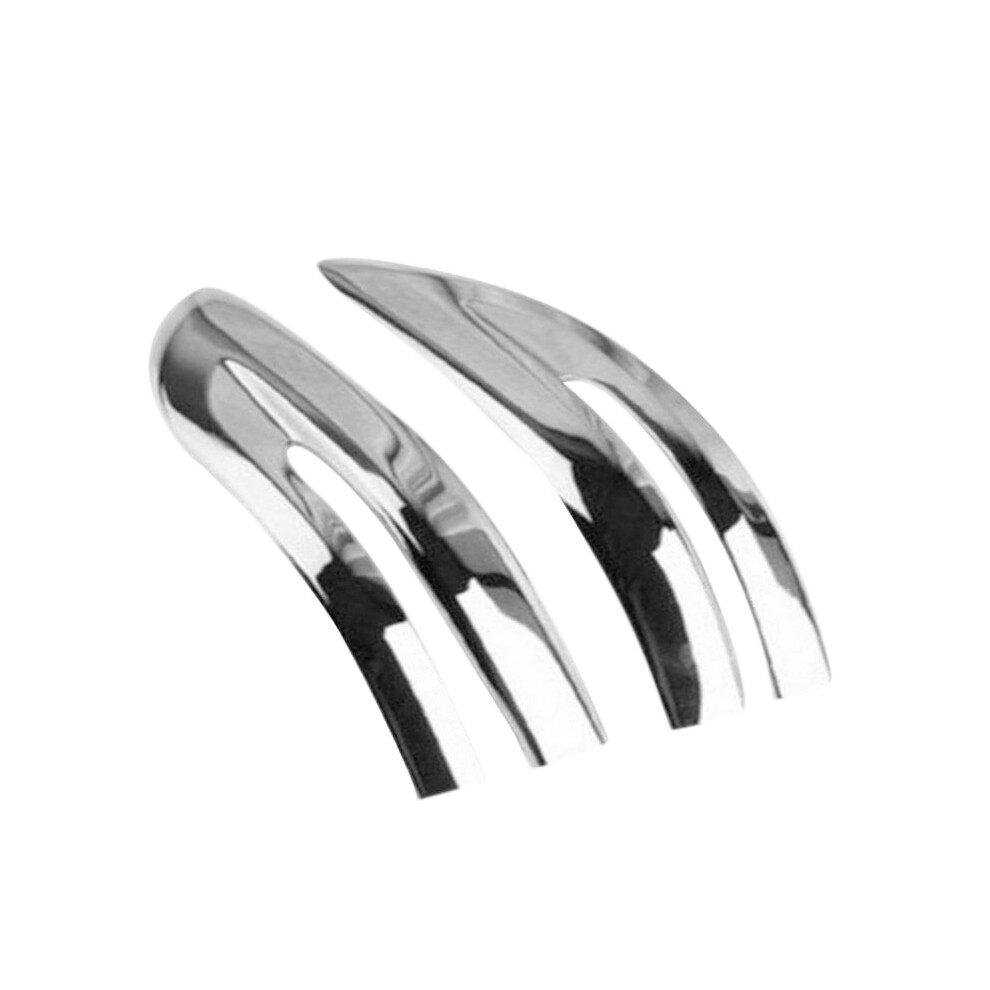 2Pcs Chrome Rearview Side Mirror Stripe Cover Trim For Cr-V Crv 2017-2019 Silver 6031691767518