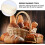 Rectangular Natural Rattan Bread Proofing Basket with Removable Liner for Artisan Sourdough 2