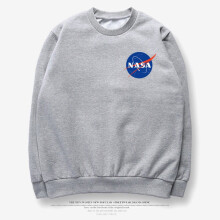 (pink,2XL)Suéter De La Nasa Nasa Print Unisex Hip Hop Hoodie Pullover 2018