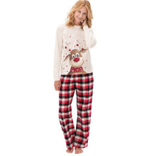 (Elk Mama, L) Elk Tree Christmas Pyjamas Family Matching Boy Girl Nightwears Set Sleepwear
