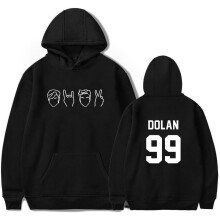 (Black,3XL)Dolan Twin Jerzees Dibujo Sudadera con Capucha Chaqueta Jersey Mujeres Conjunto Hombres