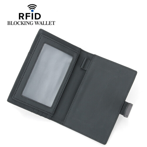 Echtes Leder RFID Reisepasshülle - Sichere Reisebrieftasche 2