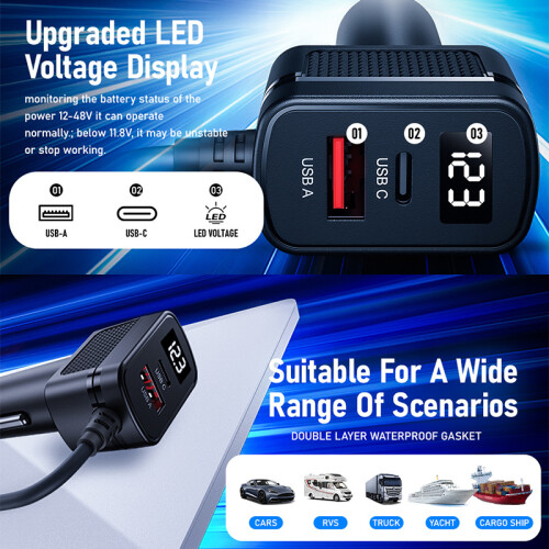 Star Mini Starlink 12V-24V Auto-Zigarettenanzünder-Adapter 2