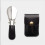 New Foldable Shoe Horn with PU Leather Case Black 3