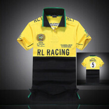 (XL, BRAZIL) Short Mens New Sleeve T Shirt Rl Racing Uk Usa Italy France Uniforms Uae Shirt