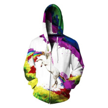 (Style J,XXL)Fashion Men Women 3d Lion Graphic Print Hoodie Sweatshirt Pullover Coat Top