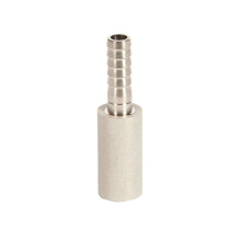 Carbonation Stone 2 Micron Stainless Steel 1/4 Inch Barb for Homebrew Beer, Seltzer and Soda