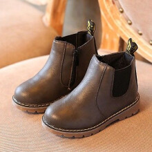 (Gray,EUR 36=Foot Length22cm)Winter Children Kids Boots Snow Baby Shoes Toddler Boys Girls Children Boots
