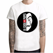 (Style 7,XL)La Casa De Papel T Shirt Money Heist Tv Series Homme Tops House Of Paper Summer