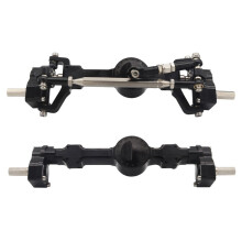 Eje de Portal Delantero y Trasero de Metal Completo para MN D90 MN-90 MN96 MN98 MN99S MN45 1/12 RC Accesorios de Piezas de Mejora de Coche, A