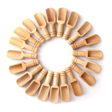 Small Wooden Spoon Milk Powder Spoon Wood Salt Powder Measuring Spoon Tea Coffee Seasoning Wooden Spoon(12Pcs)