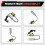 Dimmable 30 LED Sewing Machine Light Sewing Lighting for Workbench Lathe Drill Press Flexible Arm Work Lamp EU Plug 4