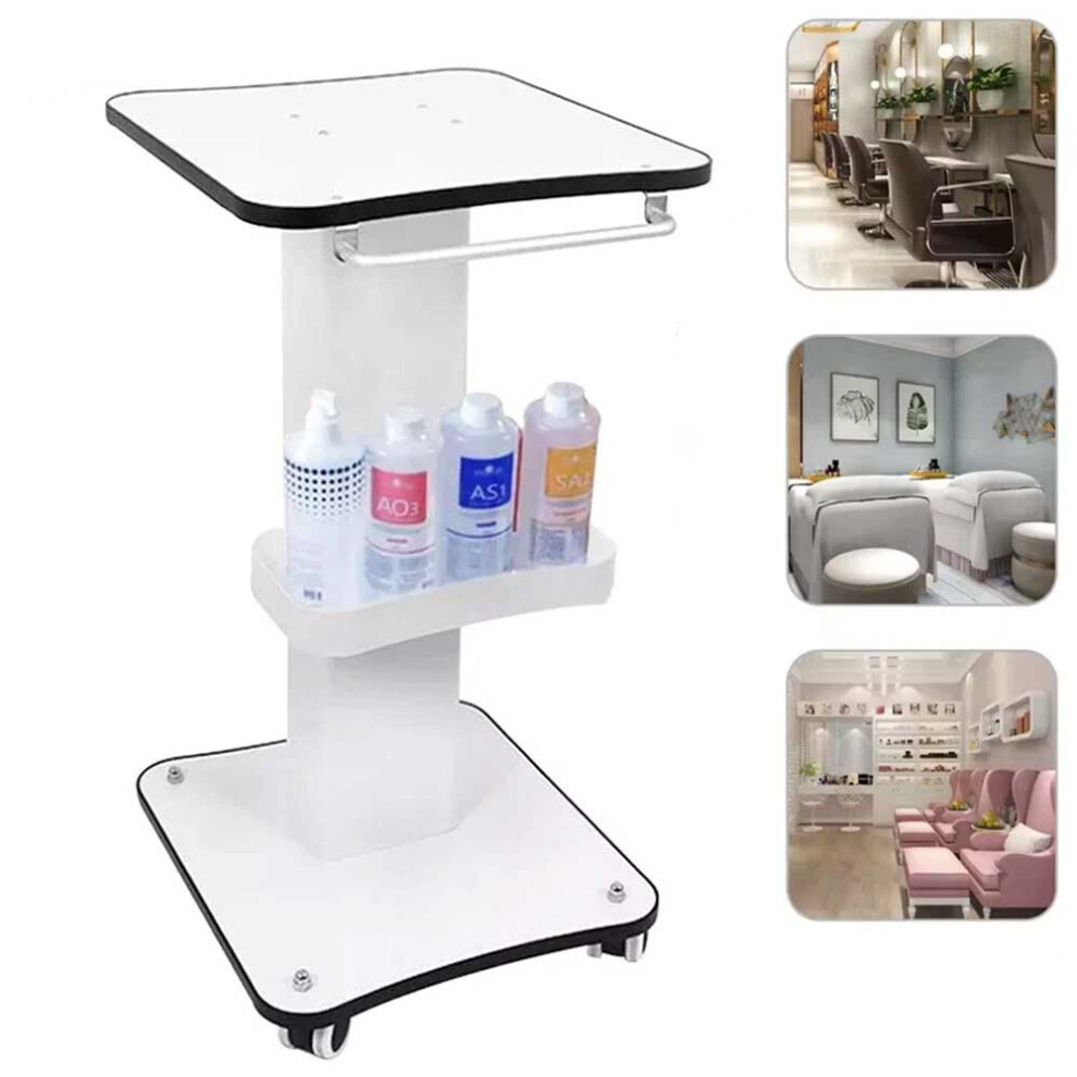 Beauty Salon Trolley On Wheel SPA Machine Stand Rolling Storage Cart
