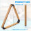Wooden Billiard  Rack Solid Triangle Rack Pool  Racks Triangle Billiard  Racks Billiards Triangle Rack 8