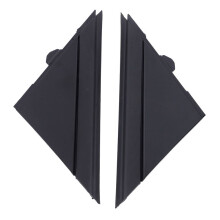 Car Left & Right Door Mirror Flag Cover Molding Triangle Cover for 500 2012-2019 1SH17KX7AA 1SH16KX7AA