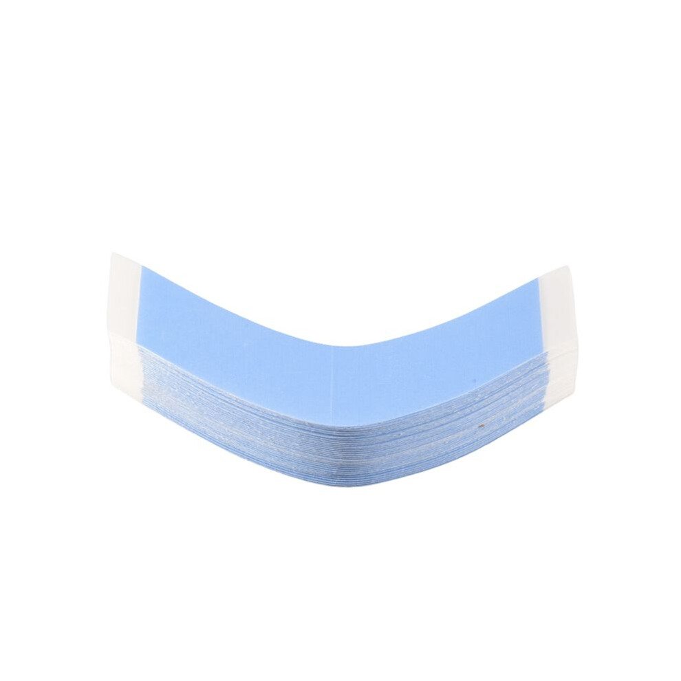 Unisex 72Pcs/Lot Strong Hair Wig Tape Double Adhesive Extension Tape Strips Waterproof For Toupee/Lace Front Wigs Film Cc Shape