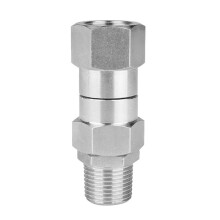 High Pressure Washer Swivel Joint 3/8 Inch Pressure Washer Hose Fittings 360 Degree Rotation Connector Car Washing