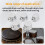 5PCS Silver Alloy Drum Kit Rectangular Claw Hook Lug Single End Drum Percussion Accessory Replacement Parts 7