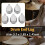 5PCS Silver Alloy Drum Kit Rectangular Claw Hook Lug Single End Drum Percussion Accessory Replacement Parts 10