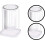 Chopstick Holder with Drip Tray, Utensil Organizer for Kitchen Storage and Efficient Drainage, White 5