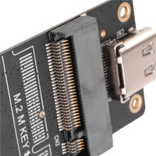 Adattatore per Custodia SSD da M.2 un Tipo C M2 NVME Scheda Interposer per Custodia HDD JMS583 Chip 10 Gbps Supporto 2230 2242 2260 SSD
