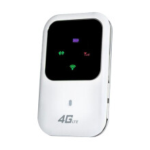 MiFi Pocket Roteador WiFi 4G Modem WiFi 150Mbps Ponto de Acesso Sem Fio Wi-Fi MóVel para Carro com Slot para CartãO SIM Sem Fio MiFi