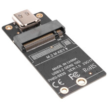 Adaptador de Gabinete SSD M.2 para Tipo-C M2 NVME HDD Gabinete Interposer Board JMS583 Chip 10Gbps Suporte 2230 2242 2260 SSD