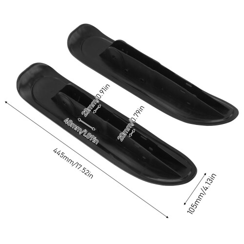 Paar Nylon-Schneemobil-Vorder-Ski-Umrüstkit 1