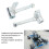 M14 Front Wheel Steering Spindle Stud Flange Pair for ATV Quad 5