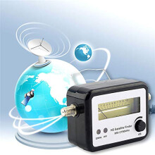 Satellite Signal Finder with Quick Alignment and Accurate Strength Detection for FTA TV