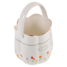 Elegant PetalShaped Ceramic Chopstick Holder SpaceSaving Durable Utensil Organizer for Dining