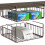 Under Shelf Organizer Bronze 2 Pack, SpaceSaving Under Cabinet Storage Rack for Kitchen and Pantry 1