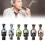 (C)Zinc Alloy Face Shaped Cigarette Holder Solid Color Durable Fashion Accessories 3