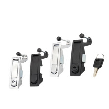 Cabinet Latch for RV Compartment and Electrical Box – Black Flush LowProfile Quick Access Lock