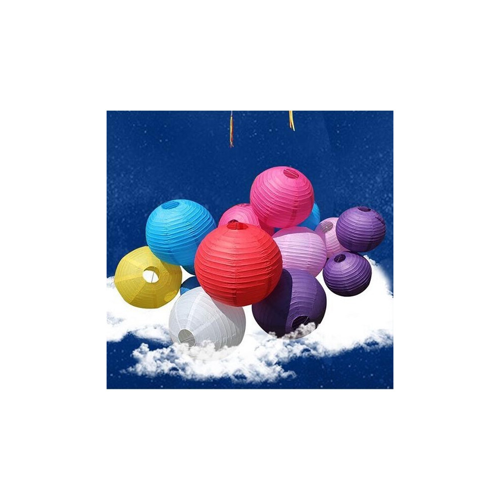 Folding Round Festival Color Decorative Paper Lantern Lighting
