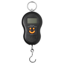Digital Hanging Scale with LCD Display, Strength Steel Hook, Compact Luggage and Fishing Use