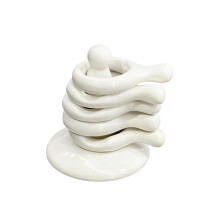 Ceramic Chopstick Rest and Spoon Holder Set, Durable Porcelain, Elegant Chinese Style, Dishwasher Safe