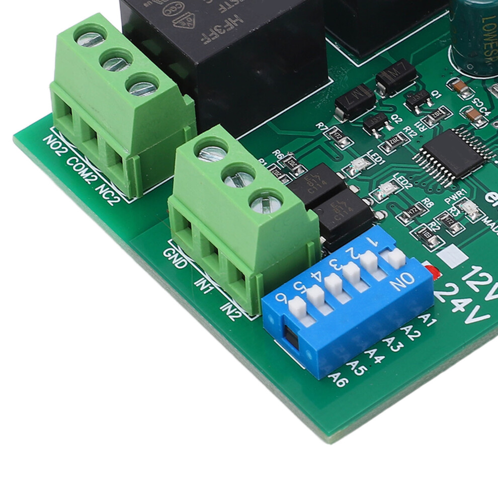 2-Channel RS485 Relay Module 24V DC