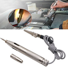 Car Circuit Tester 6V 12V 24V DC Voltage Test Light for Cars and Motorcycles Nickel Plated
