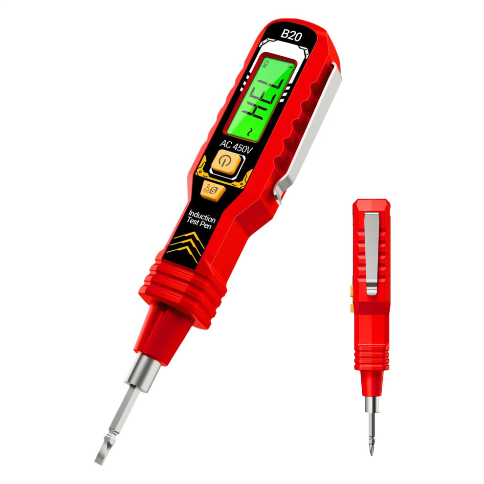 Voltage Tester Pen With Led Light, Noncontact Ac Voltage Detector, Accuracy Electrical Tool 9771547201595