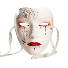 Chinese Style Masquerade Mask with Ancient Look for Halloween Cosplay and Anime Carnival