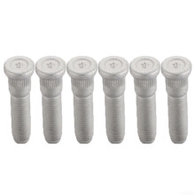 M14x1.5 Wheel Bolts 65mm Steel Lug Bolts for Cars Secure Wheel Installation 6 Pack