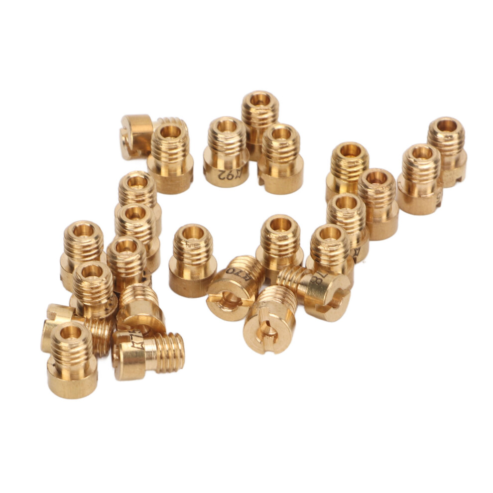 25Pcs Carburetor Main Jets Kit 55-115 Metal For Dellorto Phbg 21-19.5 7891390255131