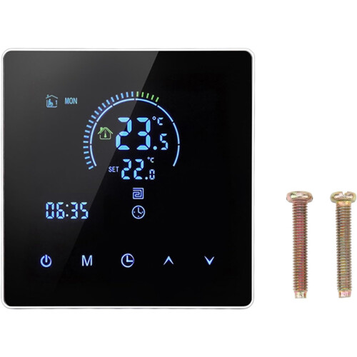 Smart Thermostat for Water Heating with LCD Display, Programmable Controller, and Voice Control 1