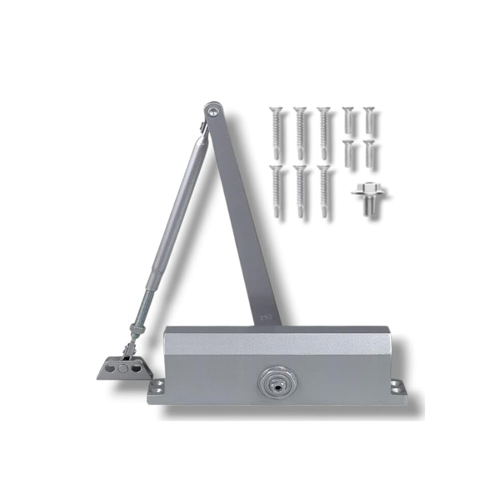 Hydraulic Door Closer Adjustable Speed Dual Valve For Heavy Doors 90140 Lbs Commercial Residential 9169991223582