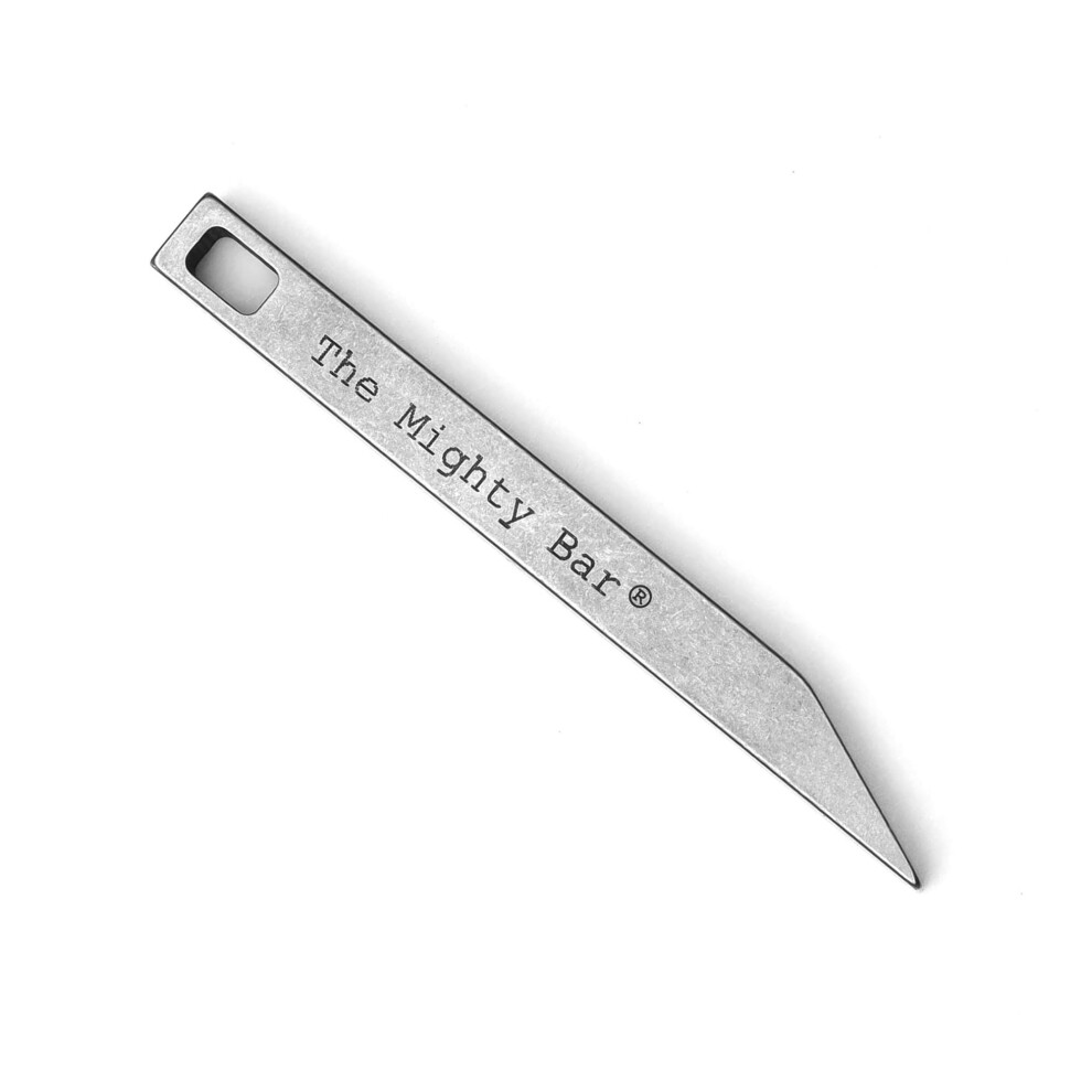 Stainless Steel Edc Pry Bar Keychain Multitool With Heavy Duty Pry Tool And Screwdriver 9771547202233